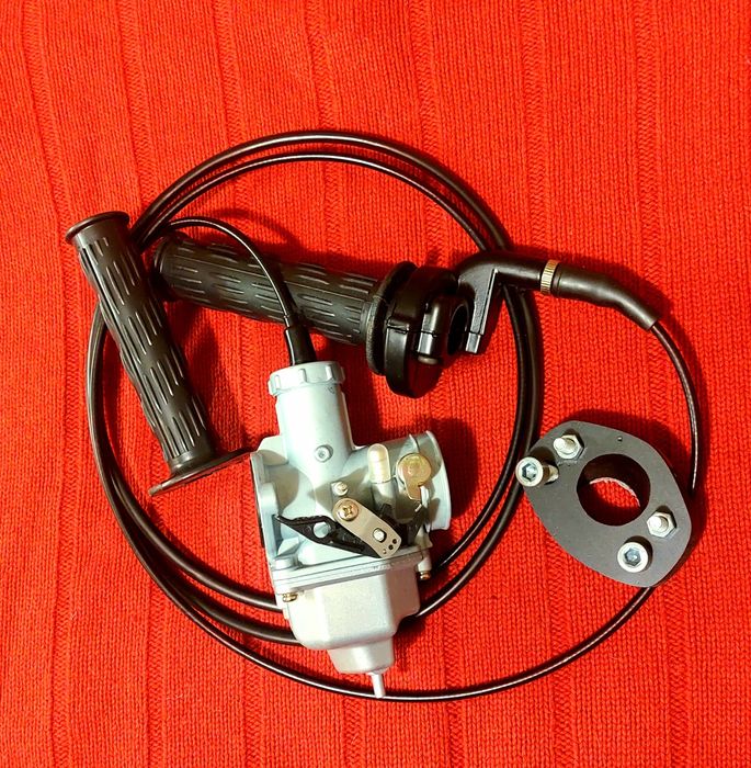 Комплект Муравей карбюратор  PZ30 + трос газа+ручка+ перехідник