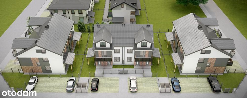 Mieszkanie na piętrze z ogródkiem