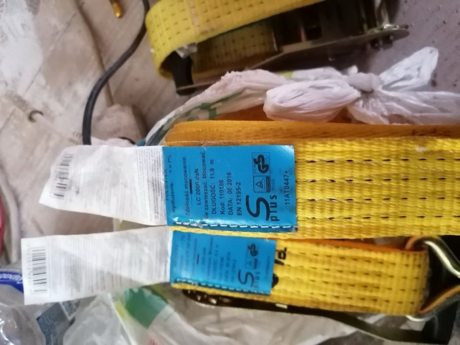 Продам ремні стяжні 11.6 метра і 9.5 метра