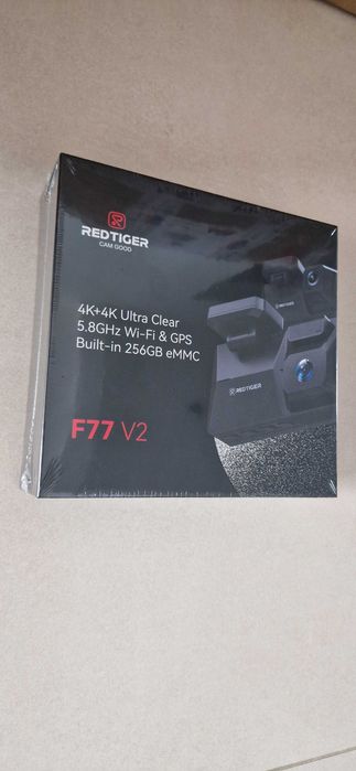 Wideorejestrator REDTIGER F77V2 Dual 4KDash Cam256GB Sterowanie głosem