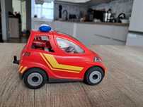 Playmobil samochód straży pożarnej + 2 figurki i gaśnice