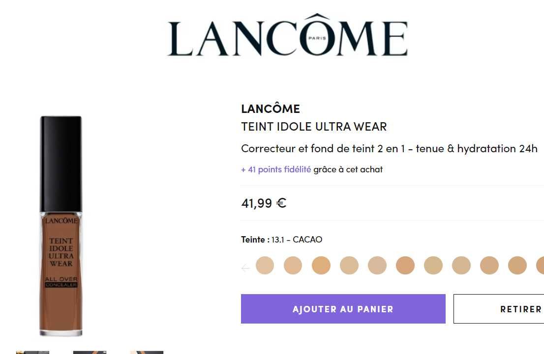 Консилер Lancome Teint Idole Ultra Wear All Over Concealer