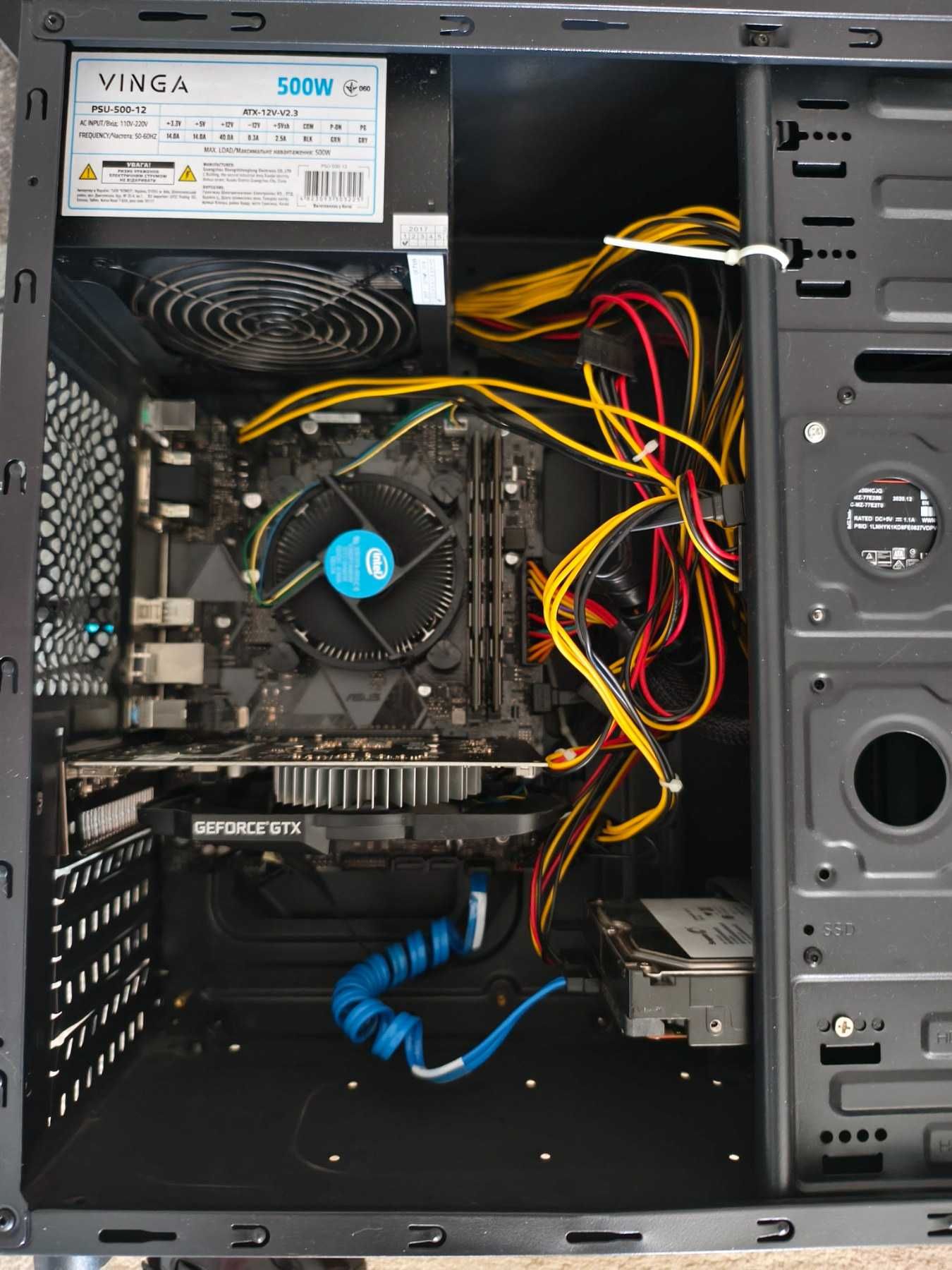 Компютер в сборі i5-9400 8gb ddr4  GTX 1050 Ti 4GB SSD/HDD DELL 24 IPS