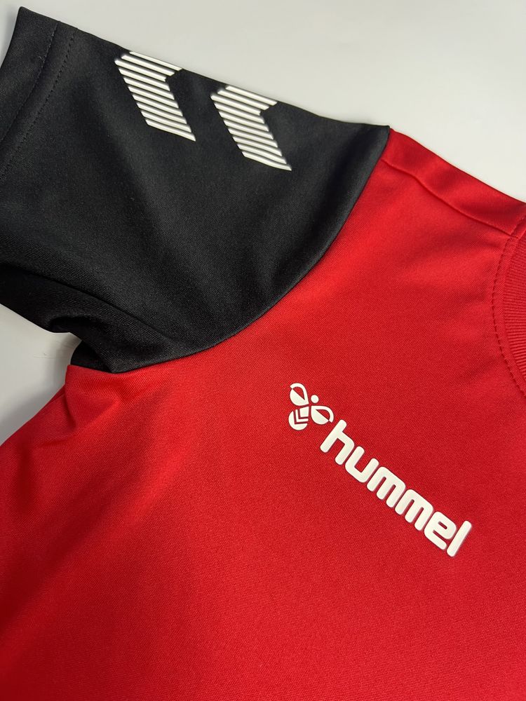Nowa koszulka sportowa dziecięca  Hummel piłka nożna ręczna 128
