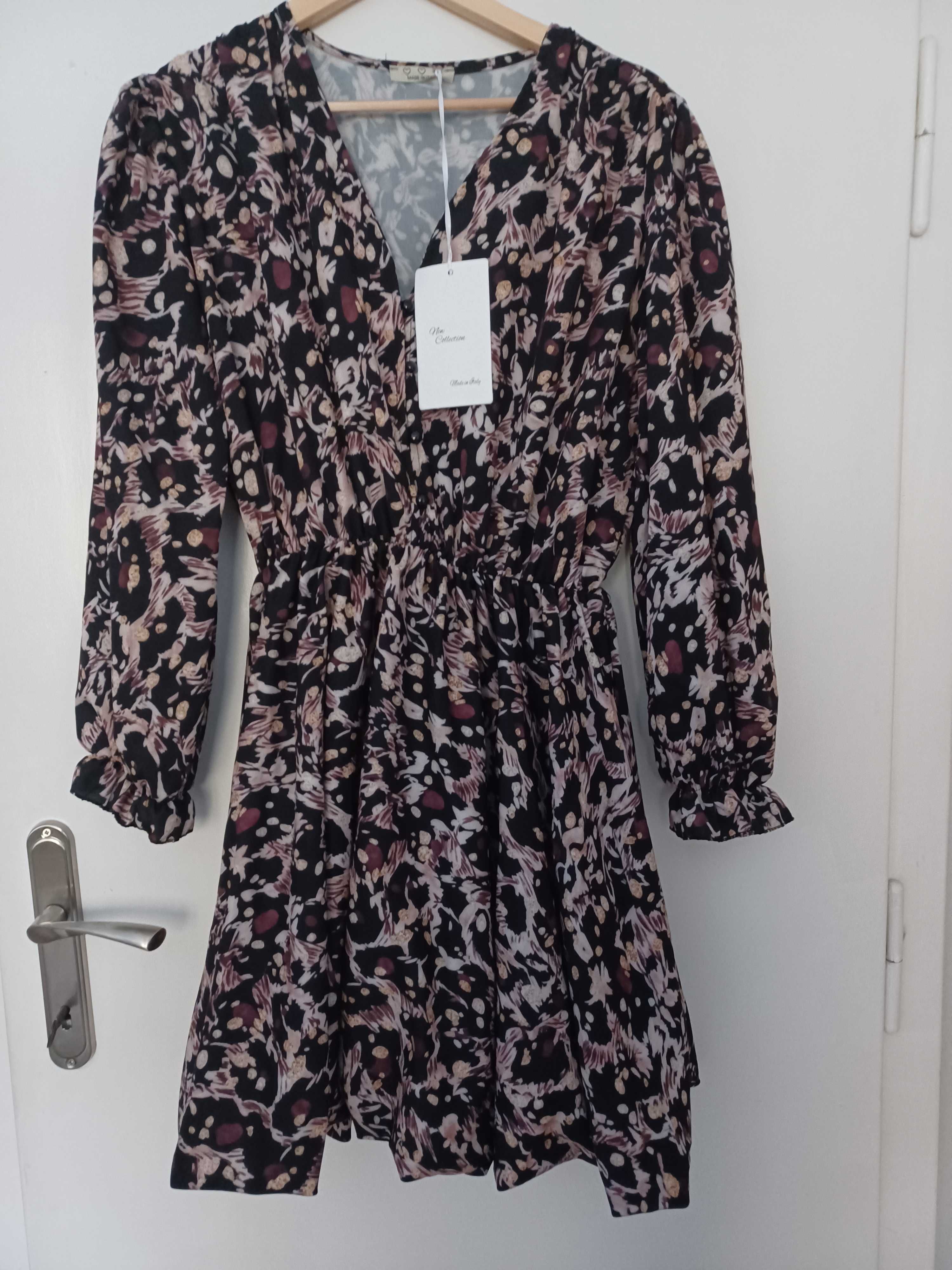 Sukienka plus size z wiskozy XXL