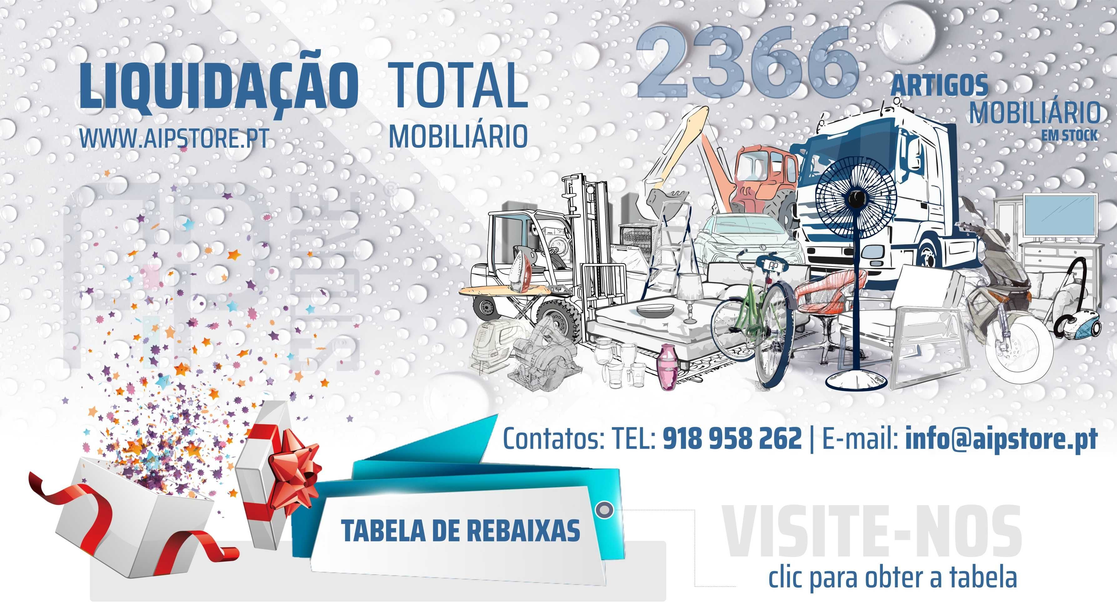 Liquidação total de Mobiliário