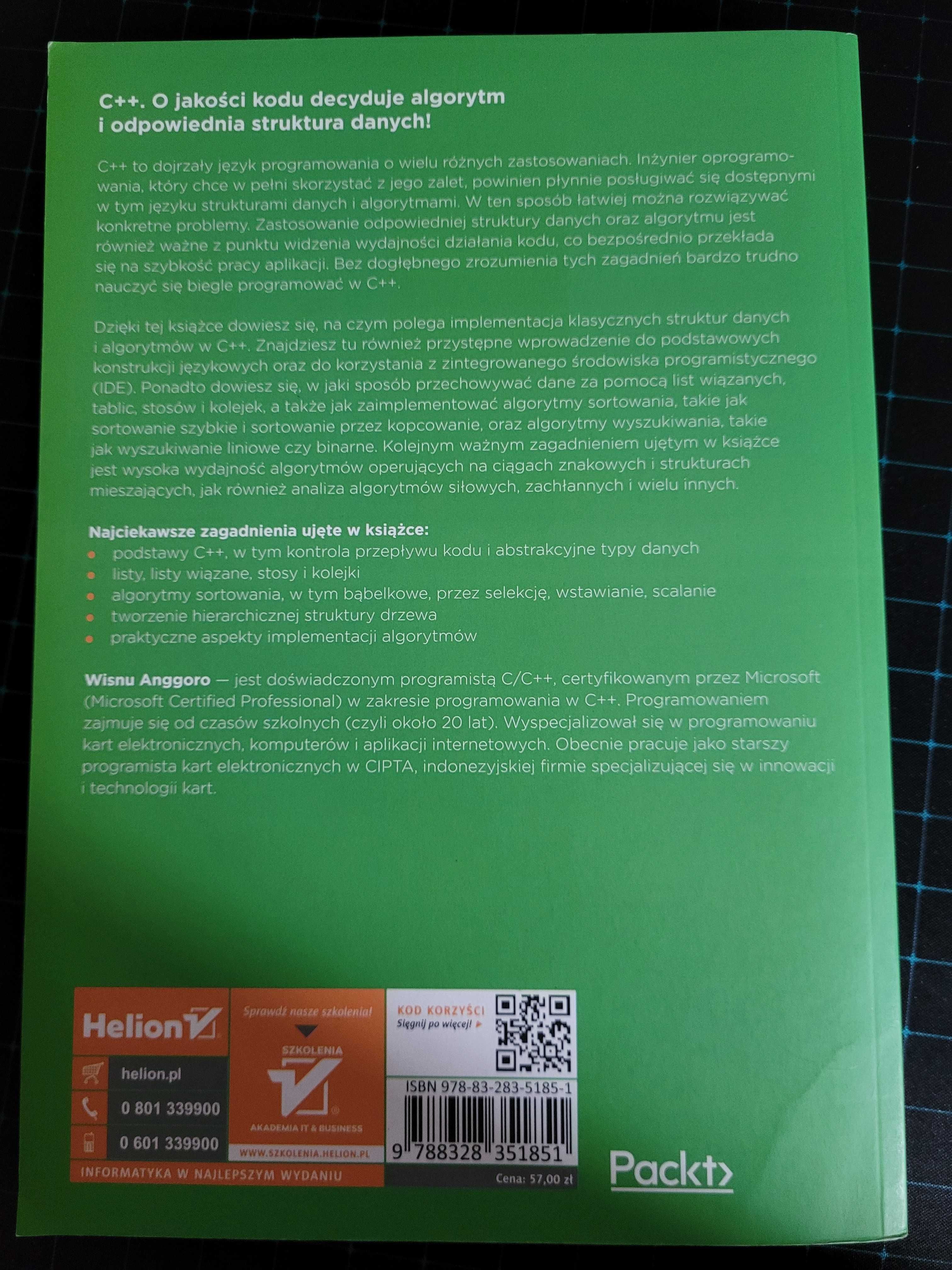 C++ Struktury Danych i algorytmy, Winsu Anggoro, Helion