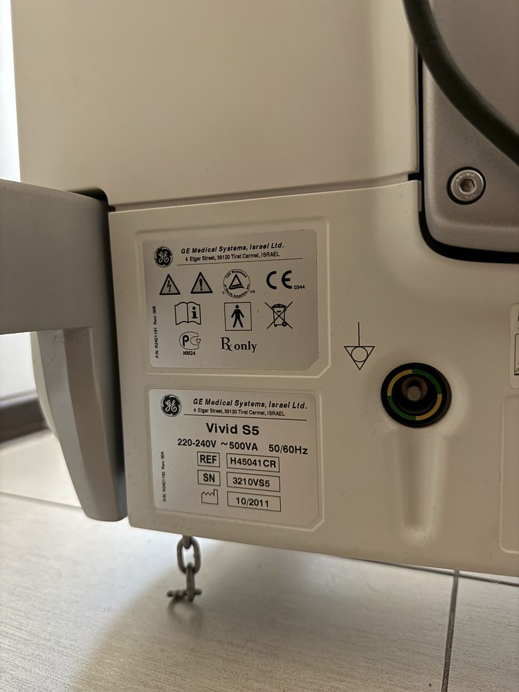 Aparat USG GE Vivid S5 echo elektrokardiograf