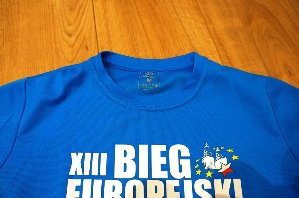 23. Koszulka biegowa t-shirt! Bieg europejski Gniezno r. M techniczna