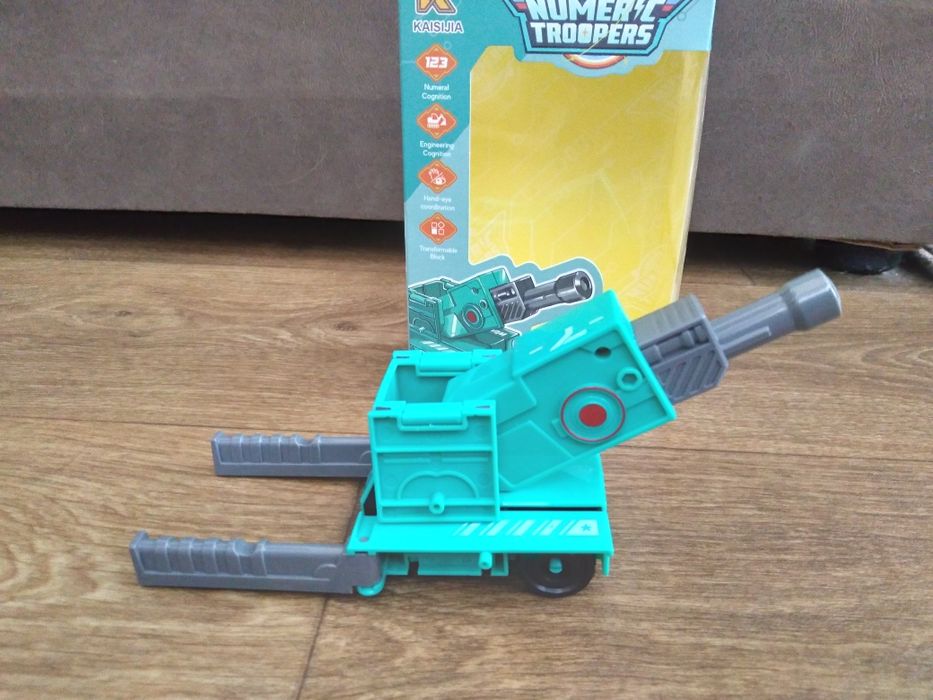 Трансботи, трансформер цифра, цифра-пушка