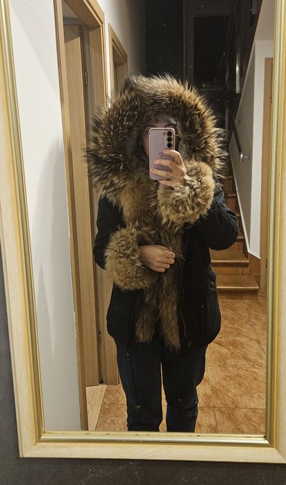 Kurtka zimowa, parka jenot