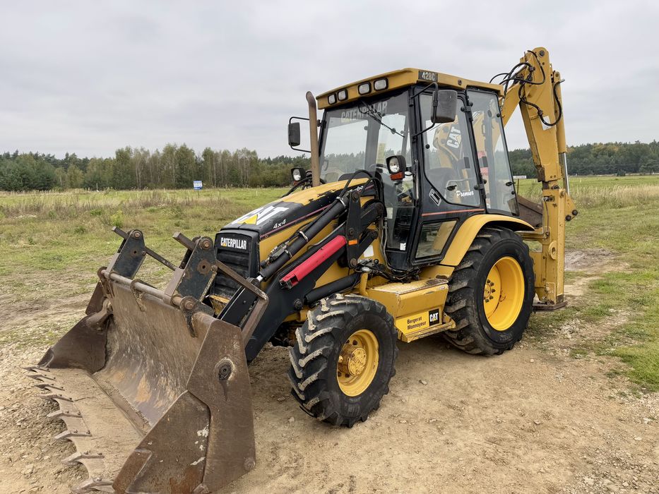 Cat 428c koparko ładowarka caterpillar 428c