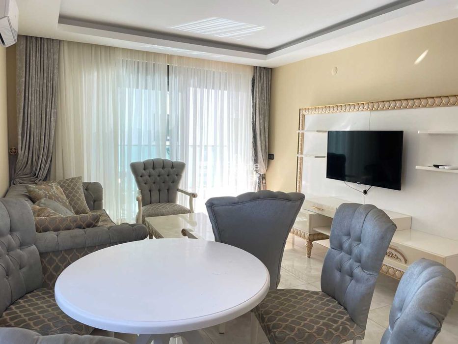 Оренда 2+1 в Махмутларі, Аланія. Перша лінія! Вид на море