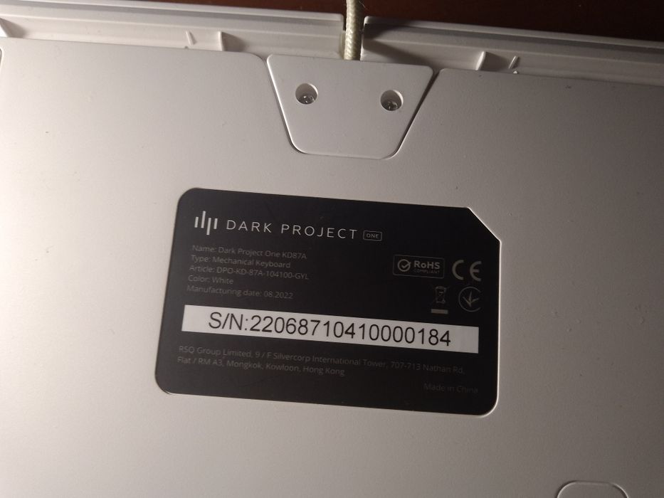 Клавиатура dark project kd87a