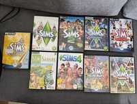 Zestaw gier Sims 1 2 3 4 i dodatki PC