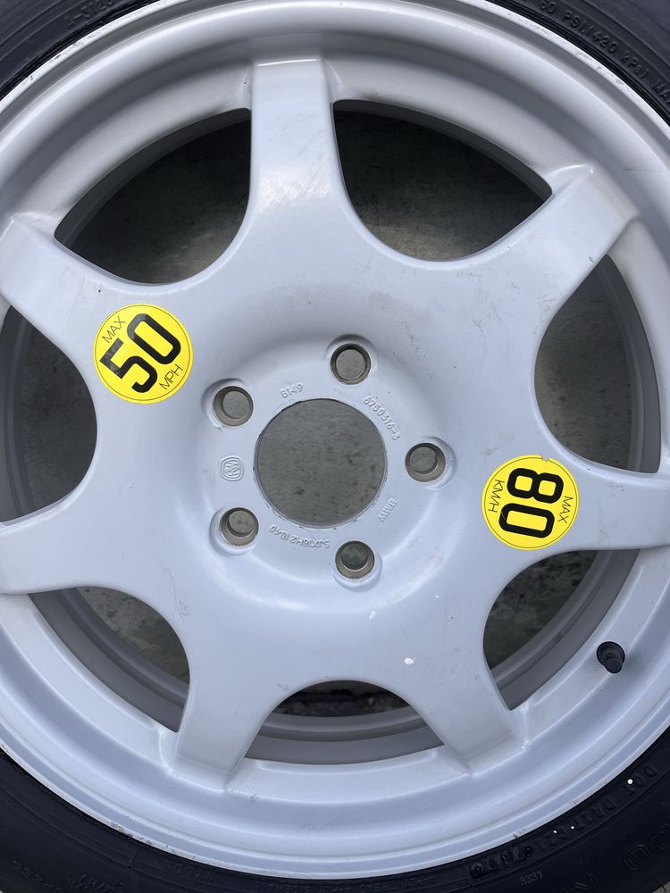 Докатка запаска запасне колесо BMW X5 f15 E70 r18 155/90 5*120