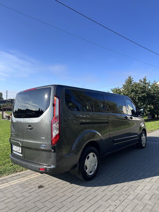 Ford Transit Custom 9 osobowy długi 2.0 130 KM 2018r, 1 właściciel