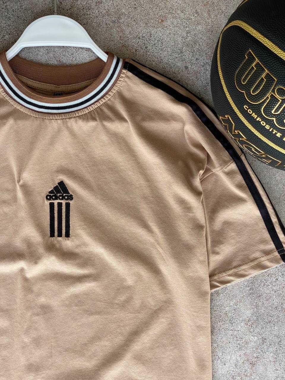 Футболка Adidas Beige оверсайз бавовняна i57/01203