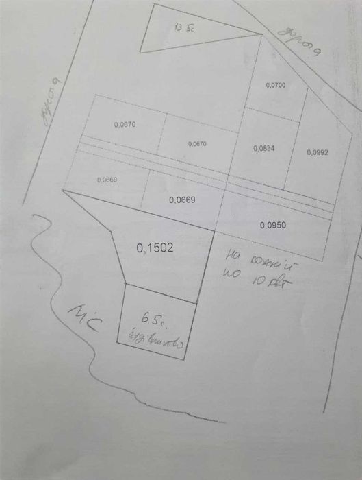 Продаж земельної ділянки в Ружичному