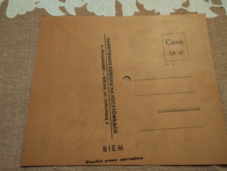 Pocztówki dzwiękowe zestaw