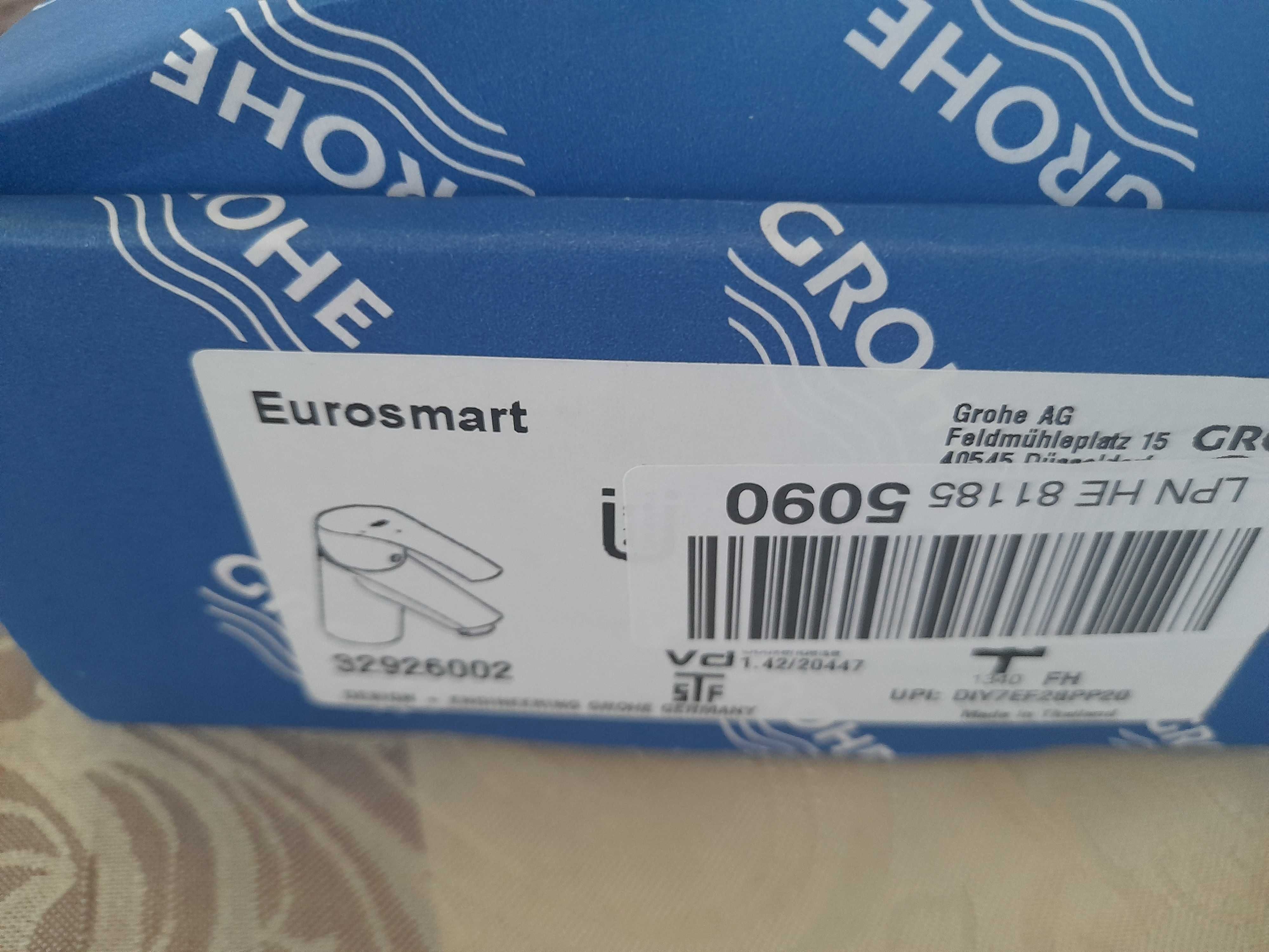 Bateria umywalkowa stojąca Grohe Eurosmart chrom