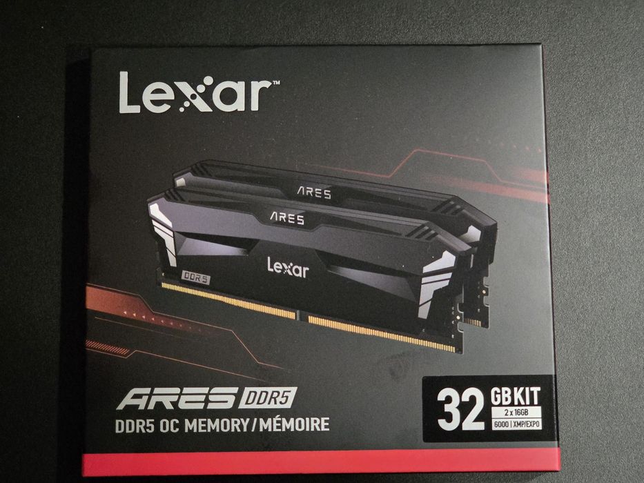 Pamięć RAM DDR5 LEXAR ARES Gaming 32GB (2x16GB) CL32 6000MT/s