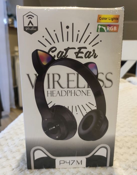 Słuchawki bezprzewodowe nauszne Cat Ear P47M