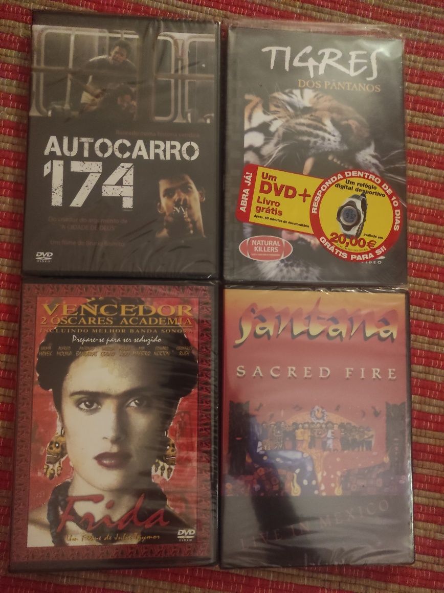 DVDs embalados, novos