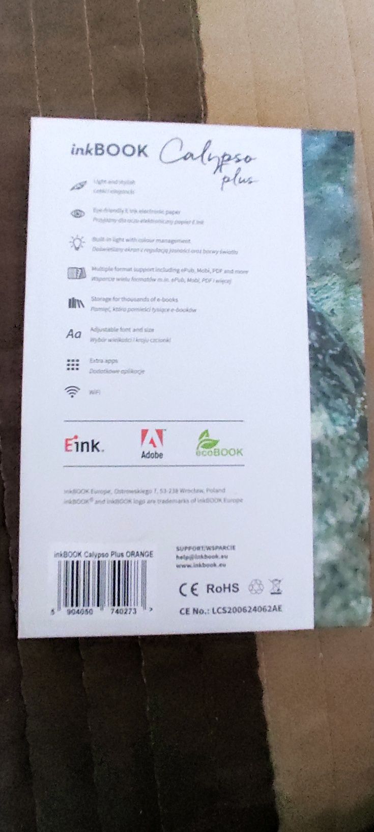 Czytnik InkBOOK Calypso Plus uszkodzony ekran