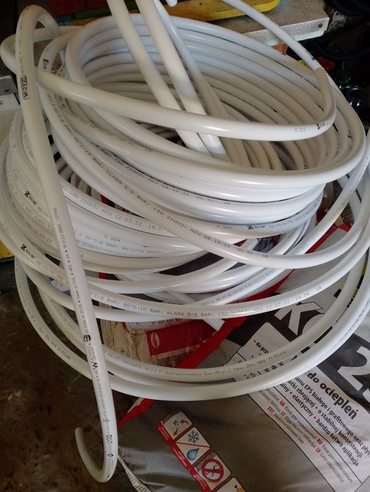 Rura alu PEX 16x2 , folia do ogrzewania podłogowego,hydraulika,remont