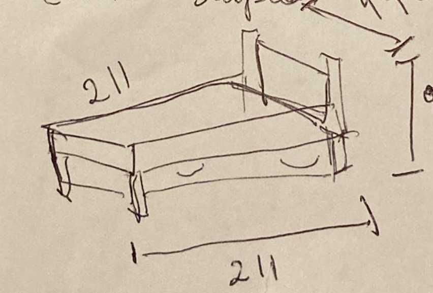 Duas camas individuais em gavetão da Octógono + Colchões