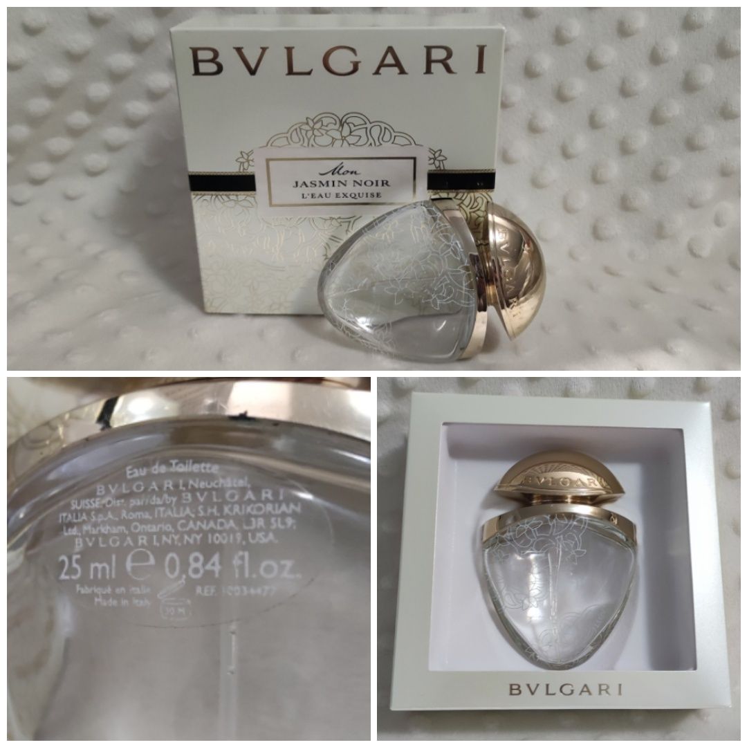 Puste opakowanie perfumach kartonik bvlgari jasmin noir l'eau exquise