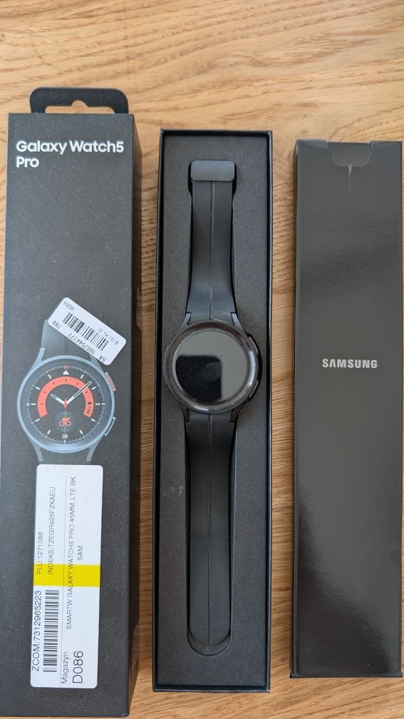 Zegarek Smartwatch Samsung Galaxy Watch5 PRO LTE BK
