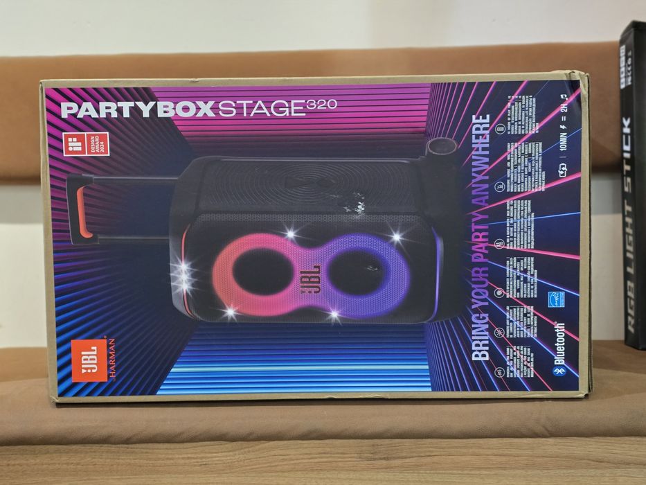 Портативна колонка JBL PartyBox Stage 320 Black (JBLPBSTAGE320)