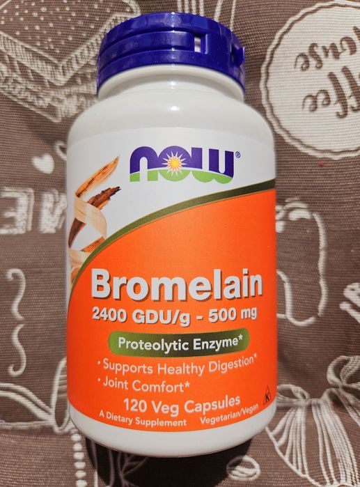 NOW Foods бромелаин бромелайн bromelain 500 625 мг California gold
