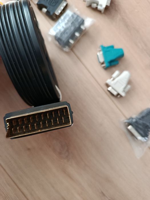 Kabel euro wtyczki złącza komputerowe elektroniczne