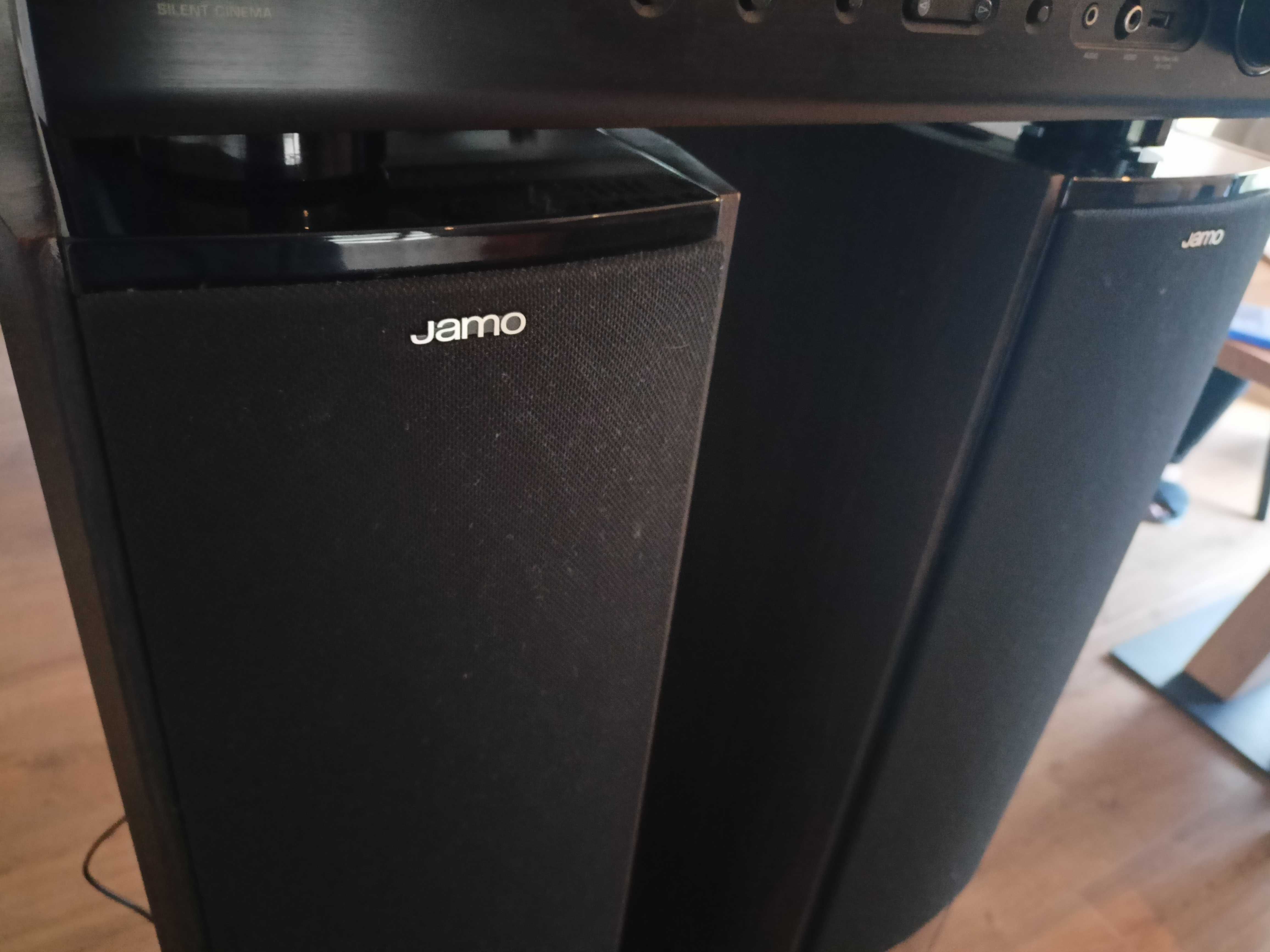 Kino domowe, zestaw kolumn Jamo S606 5.1 +amplituner Yamaha