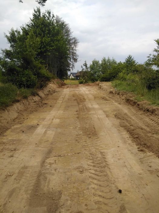 Prace Ziemne Usługi Koparko-Ładowarką , Koparką obrotowa wykopy, niwel