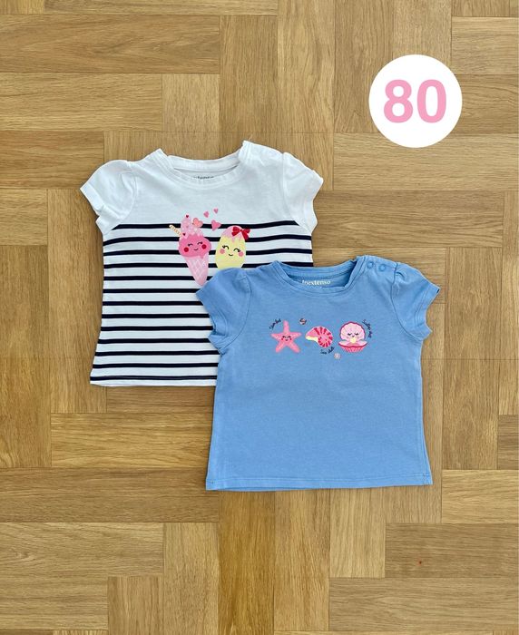 Koszulki niemowlęce 80