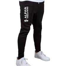 Alpha Industries Spodnie dresowe Basic Czarny Regular Fit  roz. XL