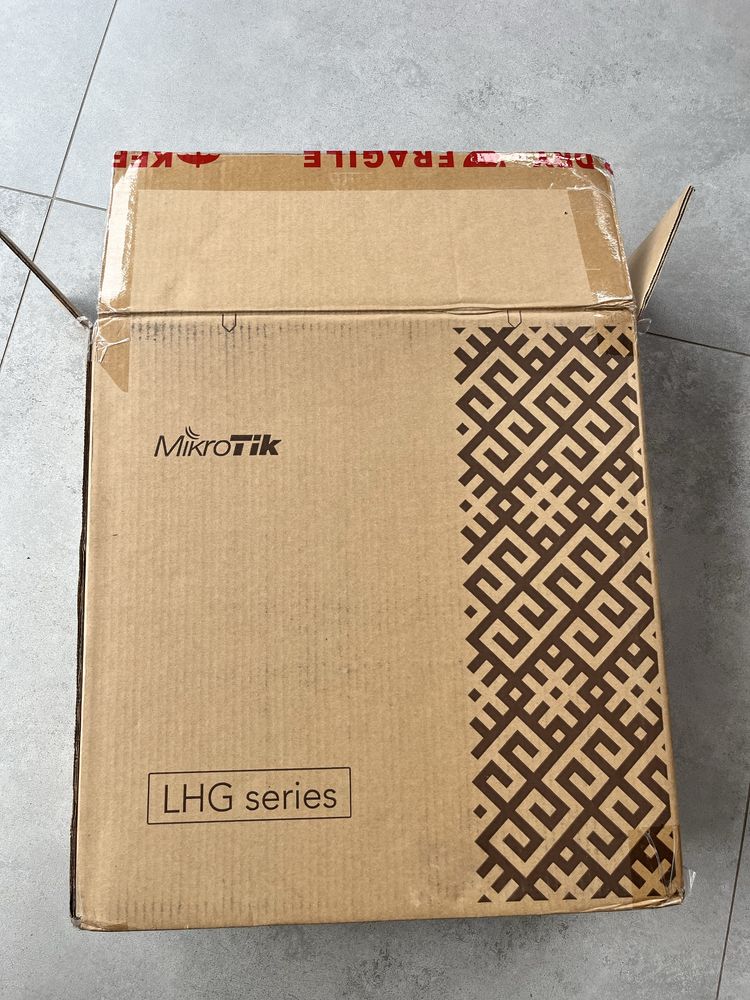 antena zewnętrzna router LTE Mikrotik zestaw LHGG LTE6