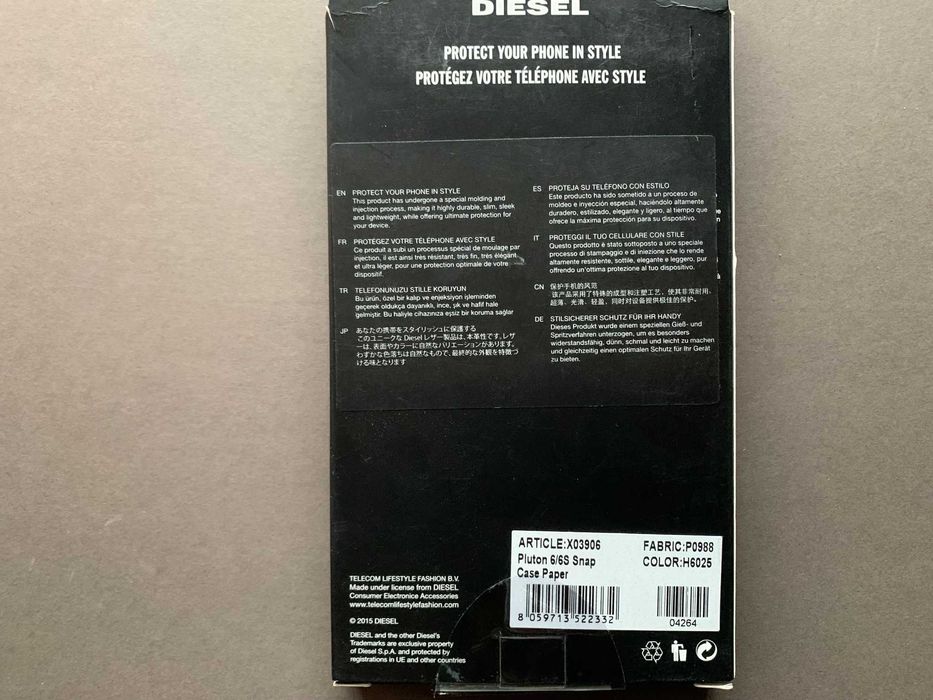 Diesel iPhone 6 6s NOWE etui case charakterystyczny efektowny wzór