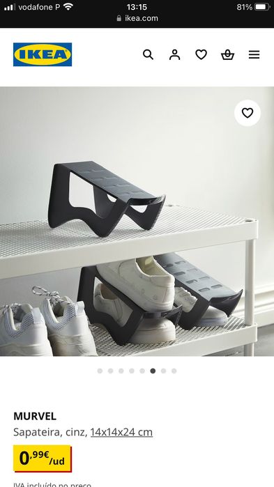 Caixa e Sapateiras IKEA