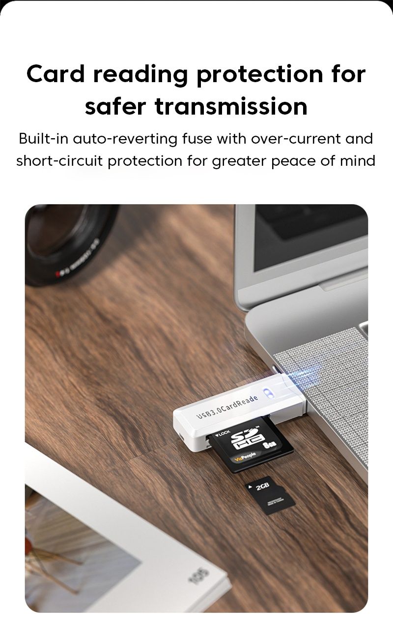 Pen leitor de cartões de memória USB 3.0