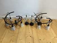 Lampy 2 szt kinkiet 2 szt lampa stojaca