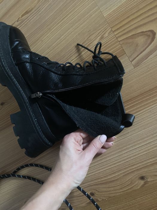 Ботинки 39 р шкіряні