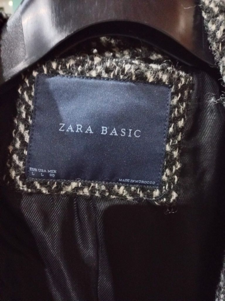 Casaco de gola da ZARA tamanho L