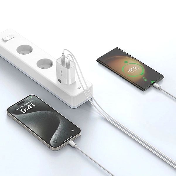 Ładowarka Tech-Protect C20W sieciowa 2x USB-C PD 20W - czarna