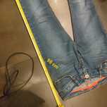 Jeansy damskie biodrówki DENIM rozmiar 27 – długość 98 cm, pas 36 cm