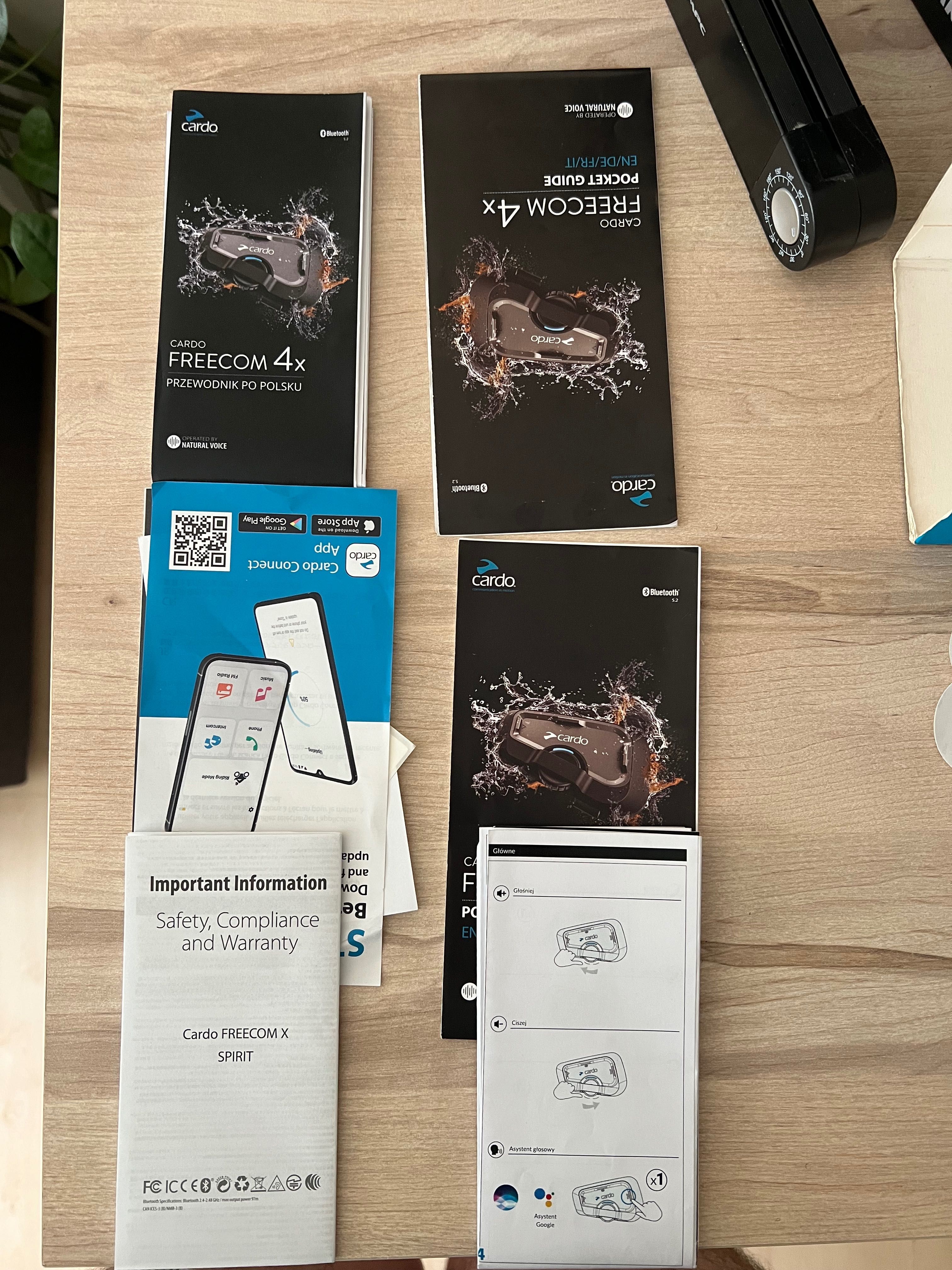 Interkomy Cardo Freecom 4X Duo